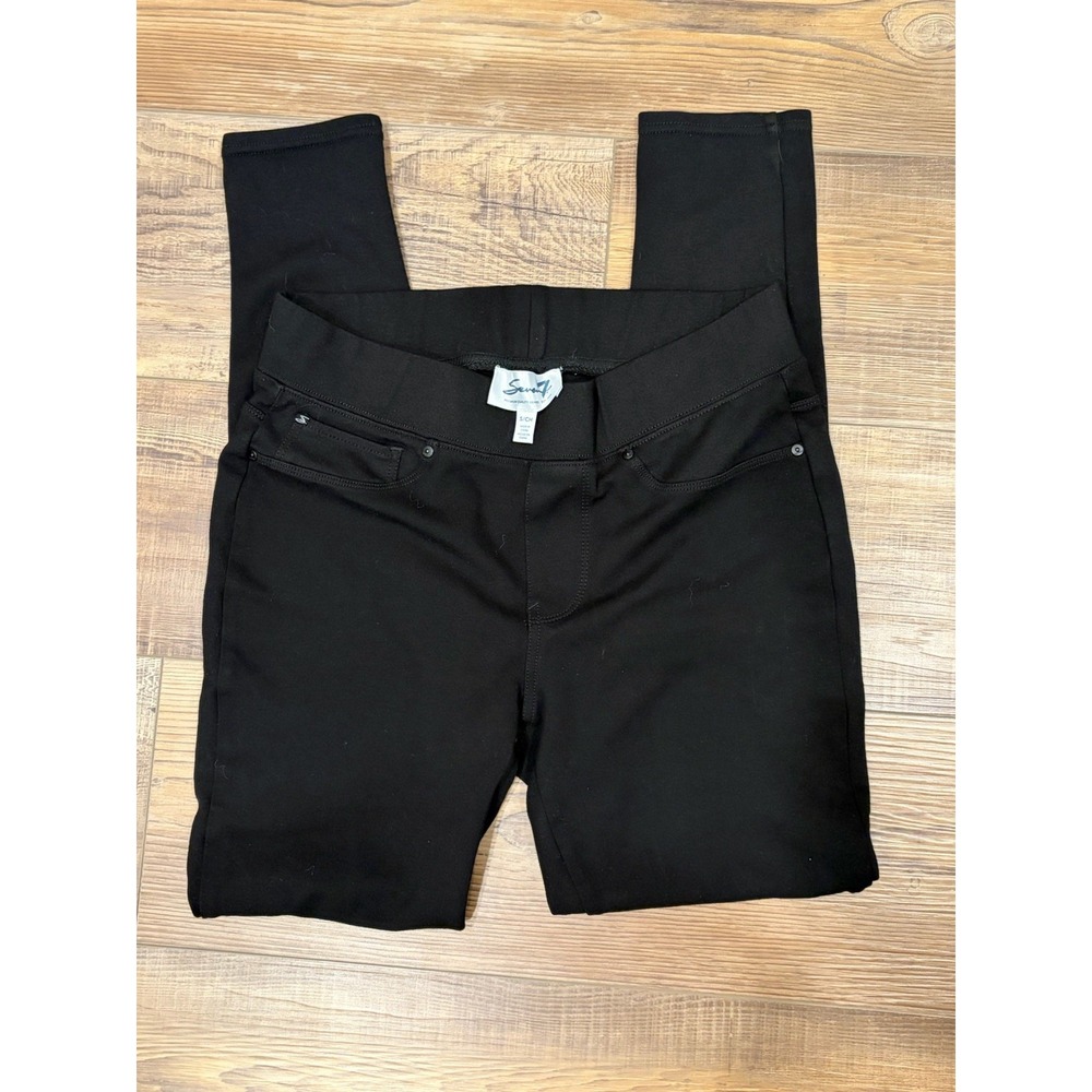 Seven7 Women's Black leggings casual wear work wear Size S